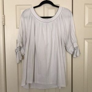 Eloquii Tie Sleeve Tee Size 18/20